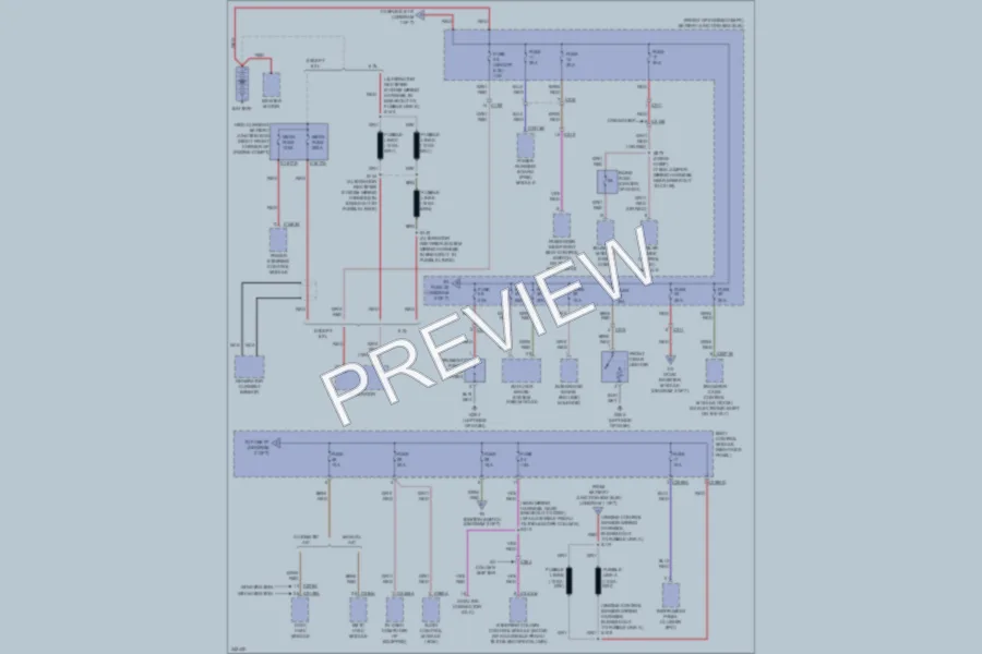 2011 Ford F150 Power Distribution wiring diagram preview