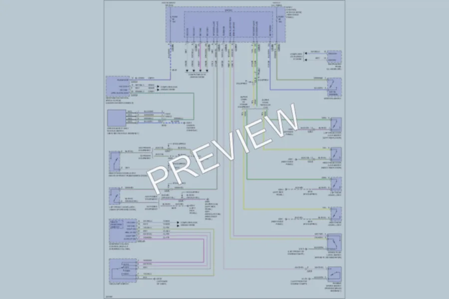 2011 Ford F150 Warning Systems wiring diagram preview