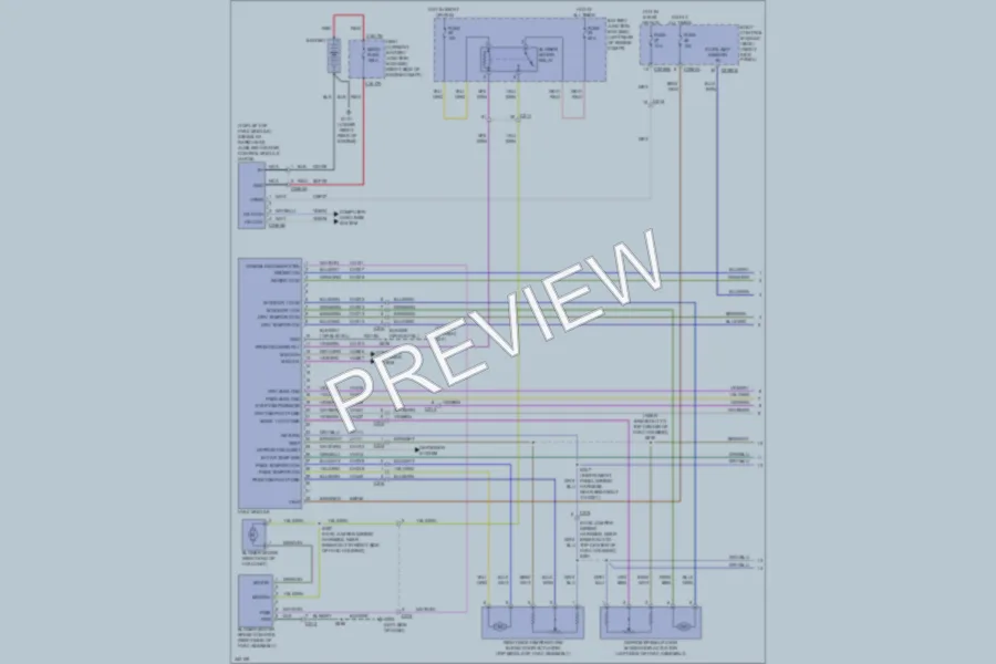 2011 Ford F250 Super Duty Air Conditioning wiring diagram preview