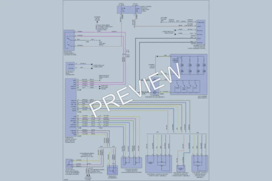 2011 Ford F250 Super Duty Cruise Control wiring diagram preview