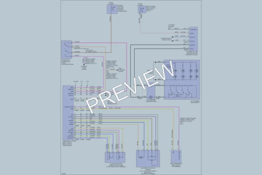 2011 Ford F150 Cruise Control wiring diagram preview