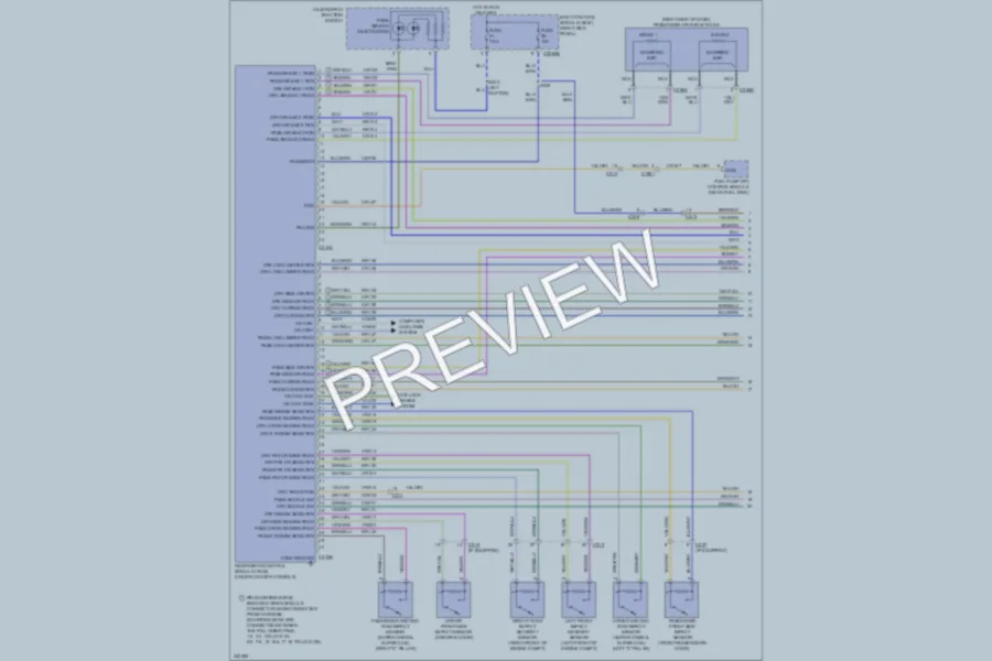 2011 Ford F150 Supplemental Restraints wiring diagram preview