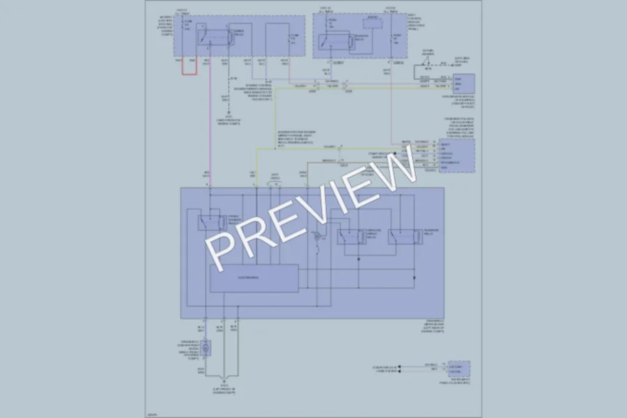 2011 Ford F150 Wiper Washer wiring diagram preview
