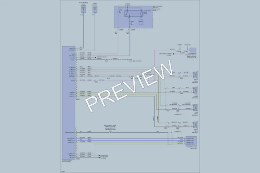 2011 Ford F250 Super Duty Radio wiring diagram preview