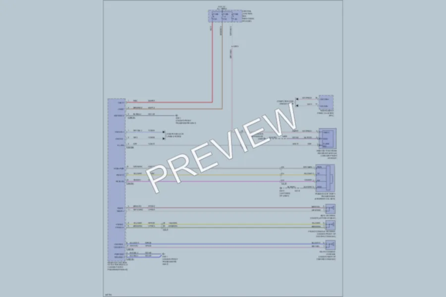 2011 Ford Fiesta Anti Theft wiring diagram preview