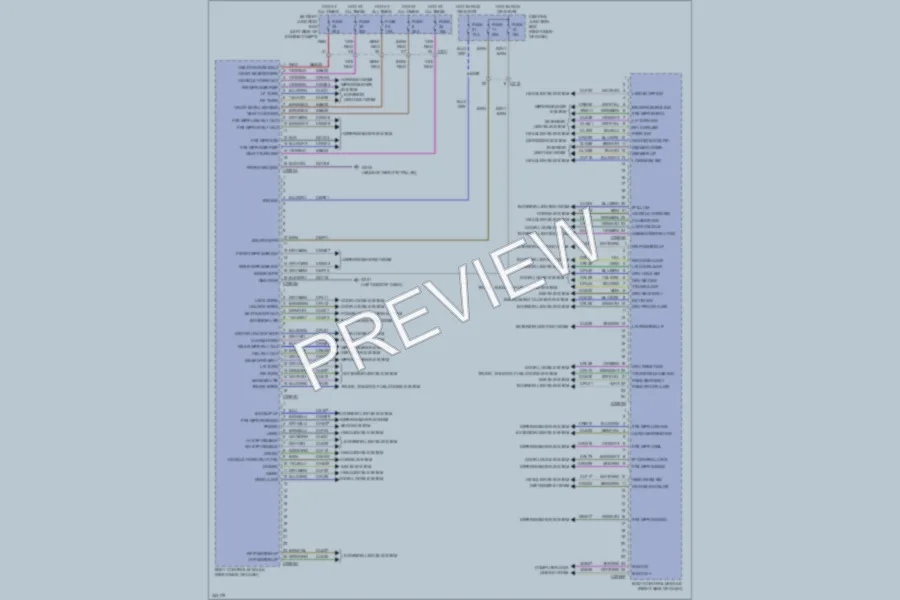 2011 Ford Fiesta Body Control Modules wiring diagram preview