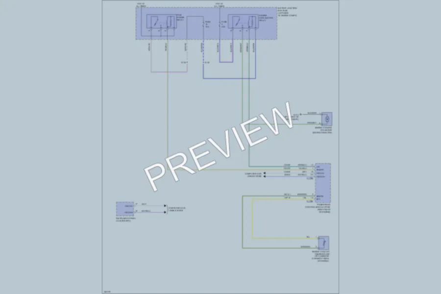 2011 Ford Fiesta Cooling Fan wiring diagram preview