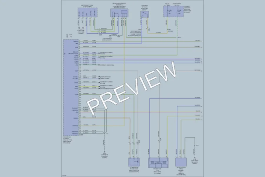 2011 Ford Fiesta Engine Performance wiring diagram preview
