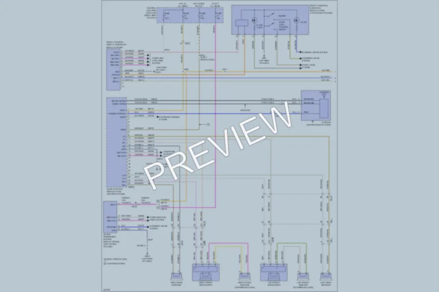 2011 Ford Fiesta Radio wiring diagram preview