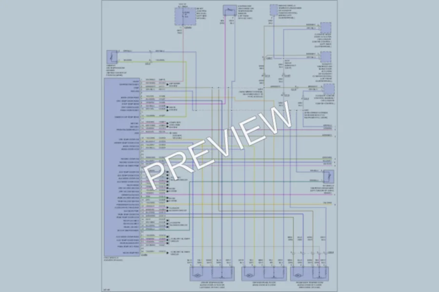 2011 Ford Flex Air Conditioning wiring diagram preview