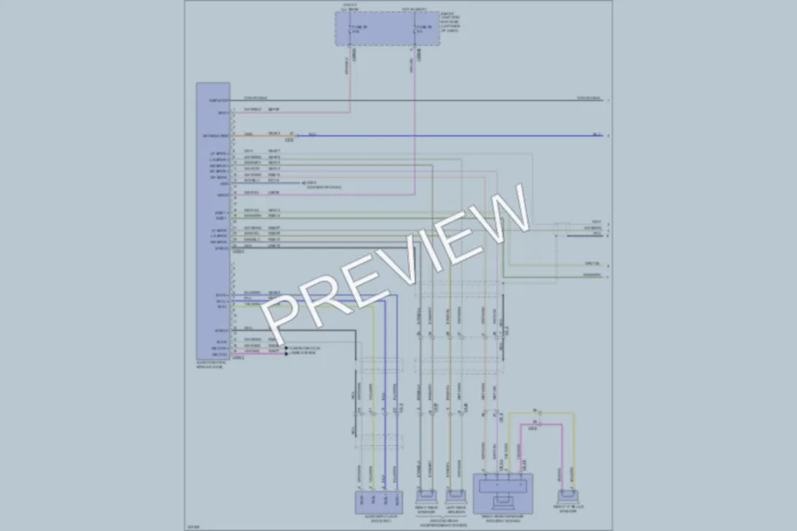 2011 Ford Flex Radio wiring diagram preview