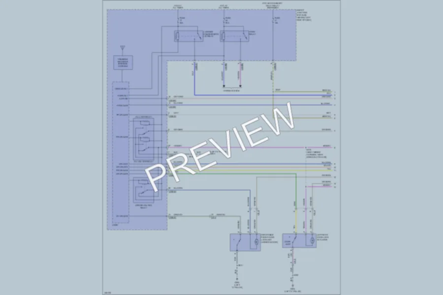 2011 Ford Focus Anti Theft wiring diagram preview