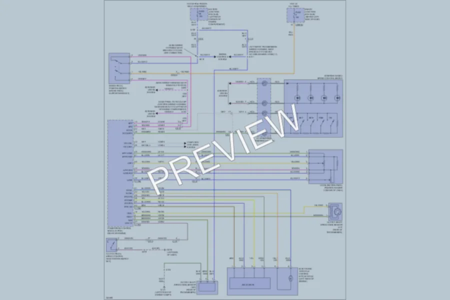 2011 Ford Focus Cruise Control wiring diagram preview