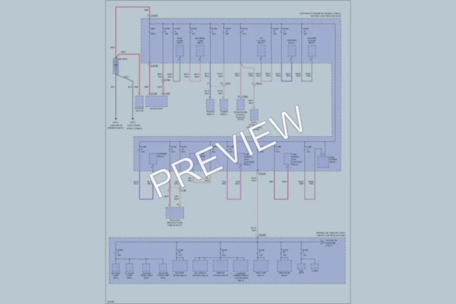 2011 Ford Focus Power Distribution wiring diagram preview