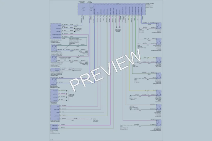 2011 Ford Focus Warning Systems wiring diagram preview