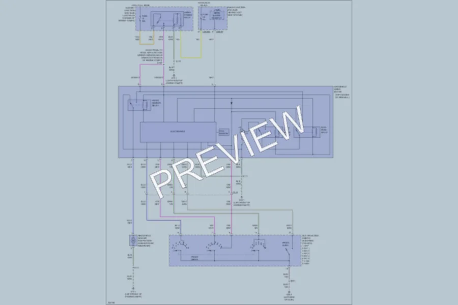 2011 Ford Focus Wiper Washer wiring diagram preview