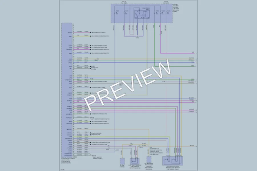 2011 Ford Fusion Engine Performance wiring diagram preview