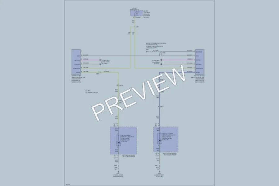 2011 Ford Fusion Navigation wiring diagram preview