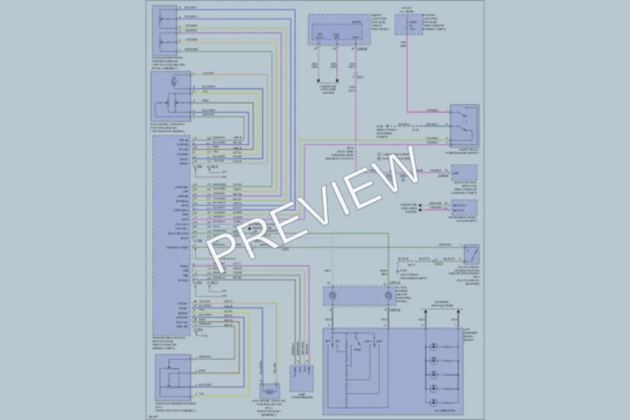 2011 Ford Mustang Cruise Control wiring diagram preview