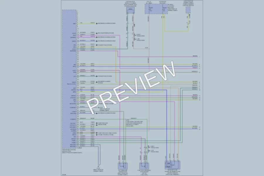 2011 Ford Mustang Engine Performance wiring diagram preview