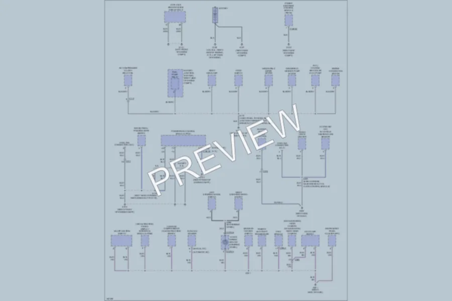 2011 Ford Mustang Ground Distribution wiring diagram preview