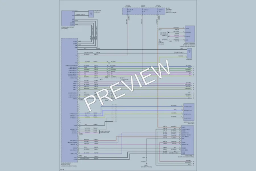 2011 Ford Mustang Navigation wiring diagram preview