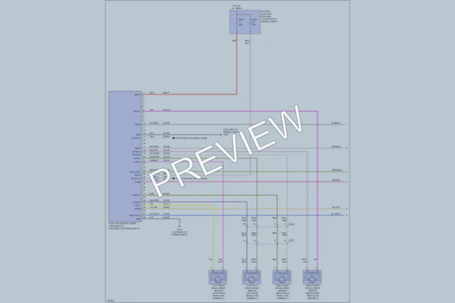2011 Ford Ranger Anti Lock Brakes wiring diagram preview