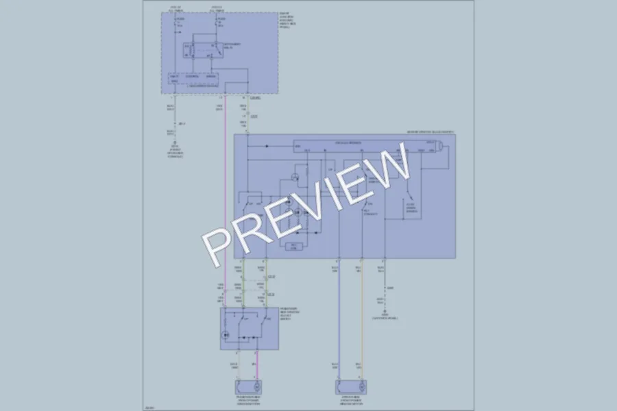 2011 Ford Ranger Power Windows wiring diagram preview
