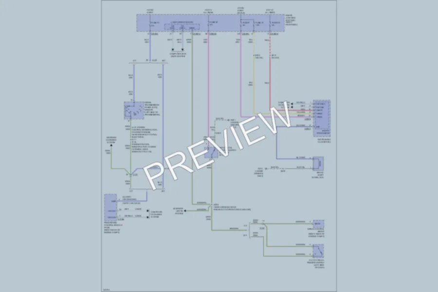 2011 Ford Ranger Shift Interlock wiring diagram preview