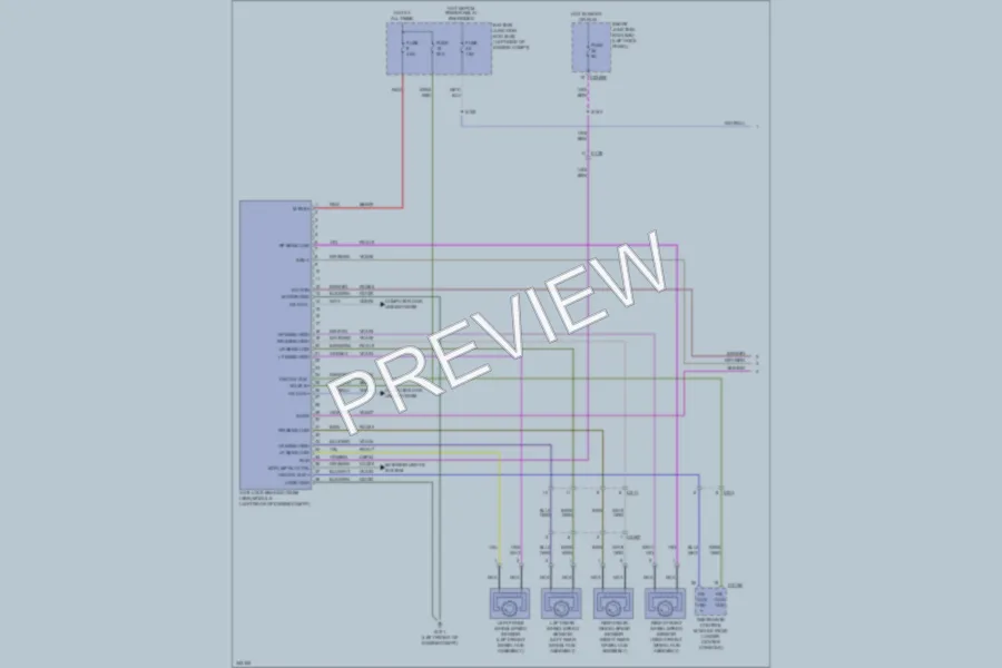 2011 Ford Taurus Anti Lock Brakes wiring diagram preview