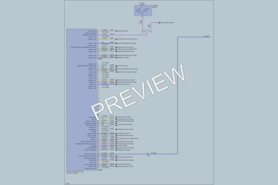 2011 Ford Taurus Body Control Modules wiring diagram preview