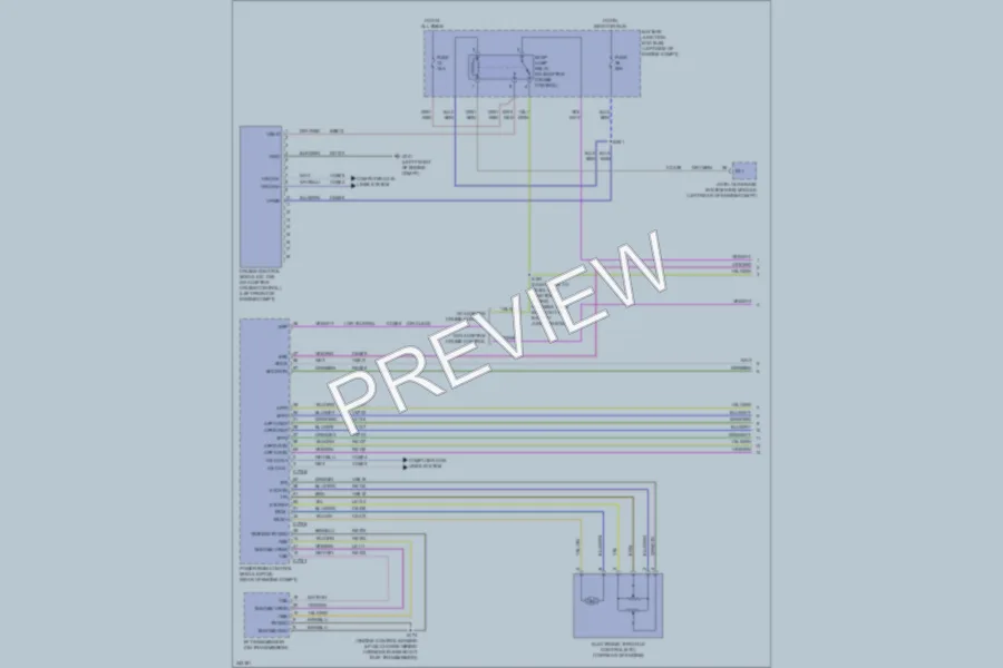 2011 Ford Taurus Cruise Control wiring diagram preview