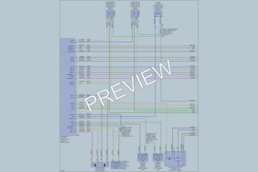2011 Ford Taurus Engine Performance wiring diagram preview