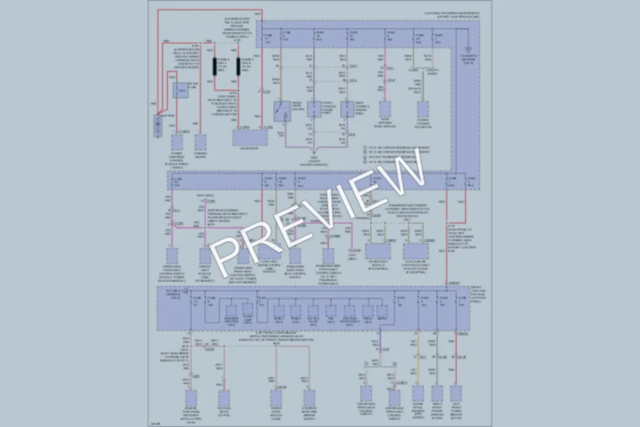 2011 Ford Taurus Power Distribution wiring diagram preview