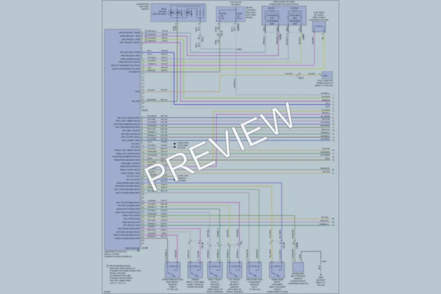 2011 Ford Taurus Supplemental Restraints wiring diagram preview