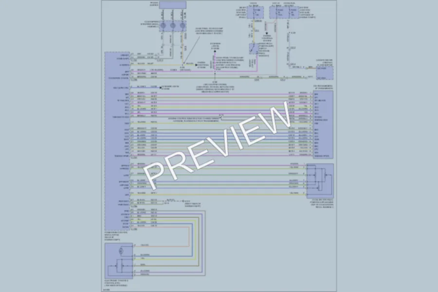 2011 Ford Taurus Transmission wiring diagram preview