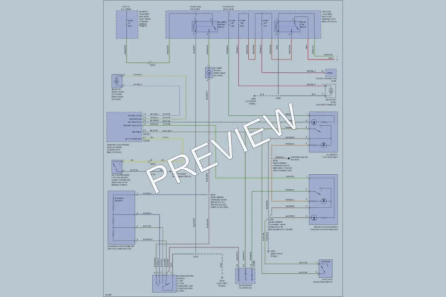 2011 Ford TransitConnect Air Conditioning wiring diagram preview