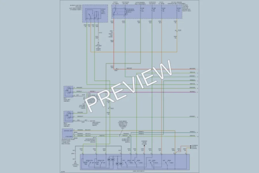 2011 Ford TransitConnect Headlights wiring diagram preview