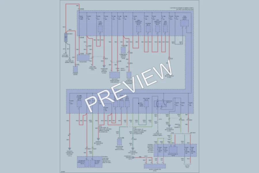 2011 Ford TransitConnect Power Distribution wiring diagram preview