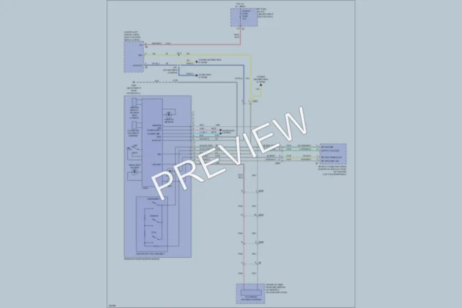 2011 GMC Acadia Power Mirrors wiring diagram preview