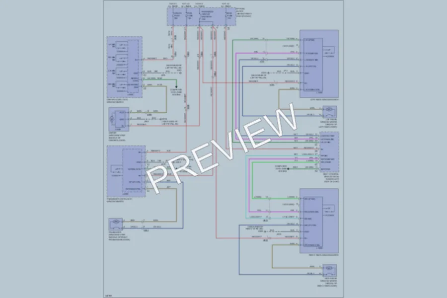 2011 GMC Acadia Power Windows wiring diagram preview
