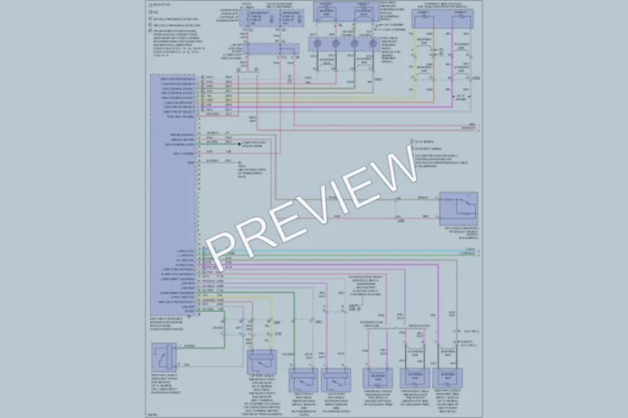2011 GMC 3500 Hd Supplemental Restraints wiring diagram preview