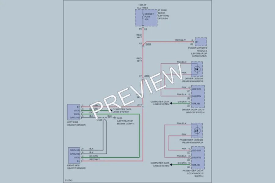 2011 GMC C2500YukonXL Navigation wiring diagram preview