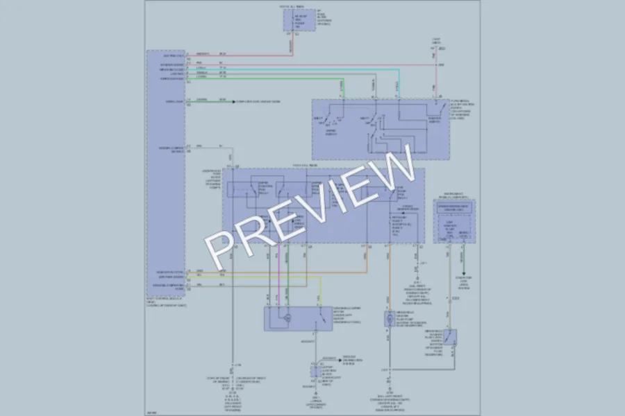 2011 GMC 3500 Hd Wiper Washer wiring diagram preview