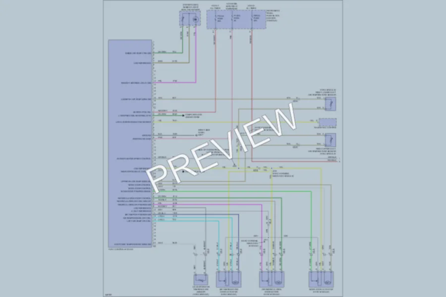 2011 GMC Terrain Air Conditioning wiring diagram preview