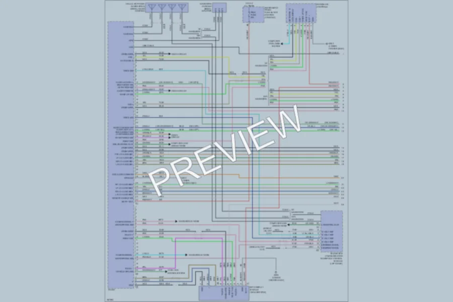 2011 GMC Terrain Radio wiring diagram preview