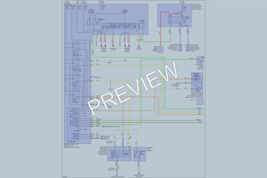 2011 Honda Accord Anti Theft wiring diagram preview