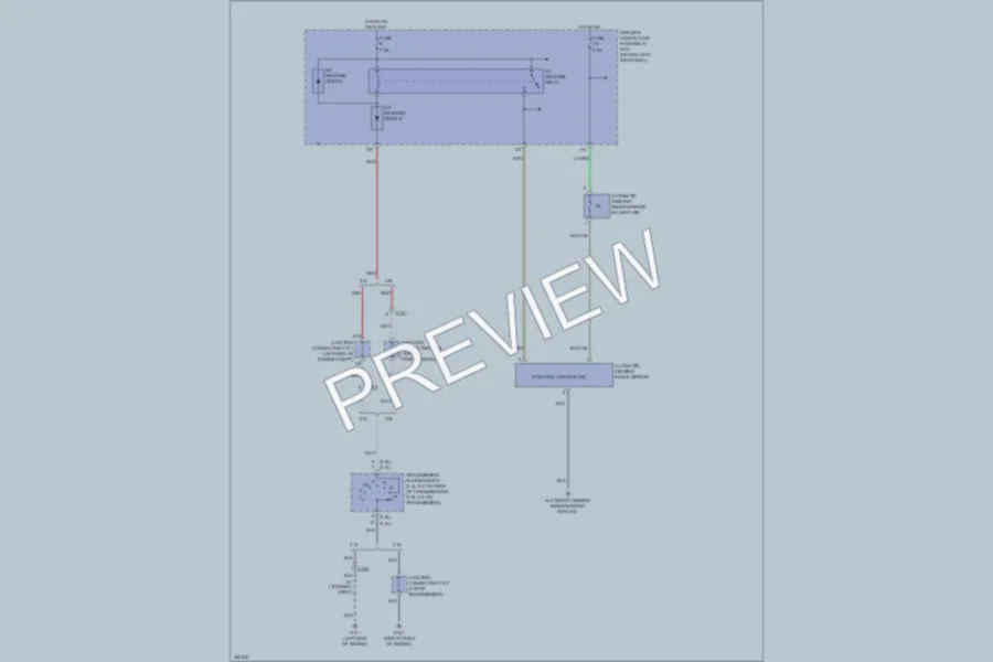 2011 Honda Accord Power Mirrors wiring diagram preview