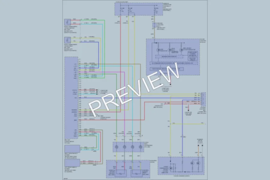 2011 Honda Accord Supplemental Restraints wiring diagram preview