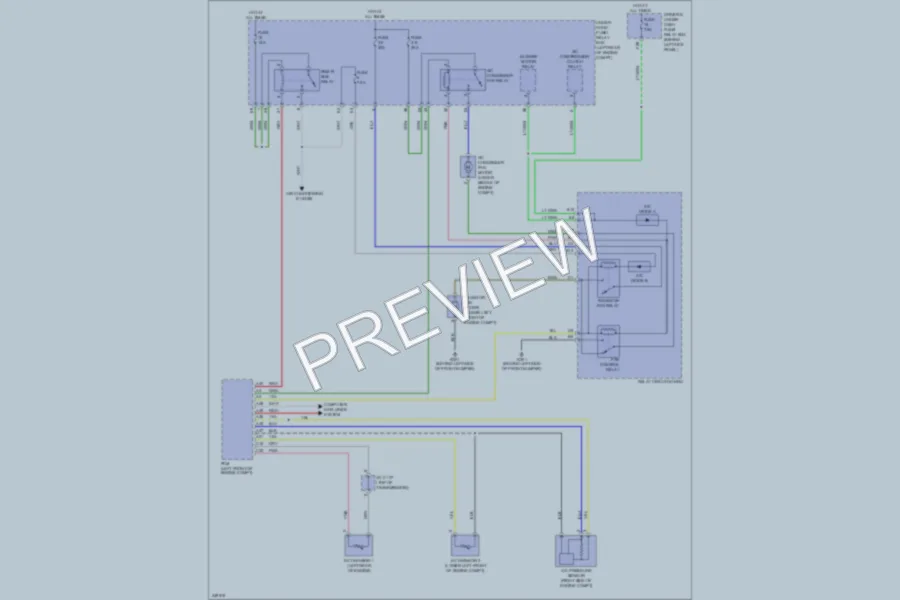 2011 Honda AccordCrosstour Cooling Fan wiring diagram preview